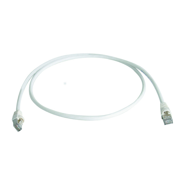 Telegärtner Patchkabel S/FTP Cat.6A MP8 FS500 wei 0,25m