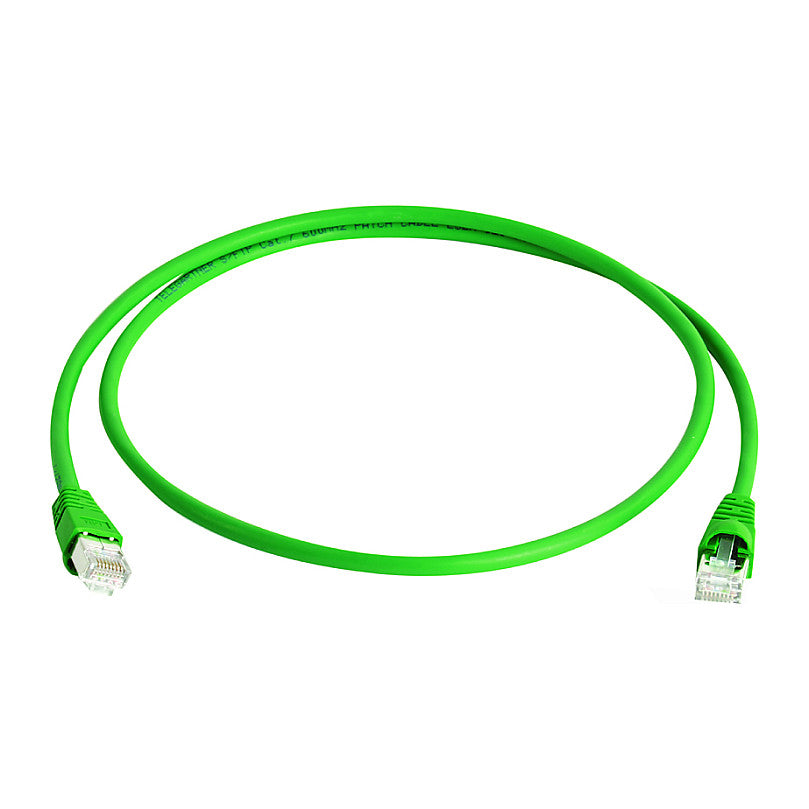 Telegärtner Patchkabel S/FTP Cat.6A grn 0,25m