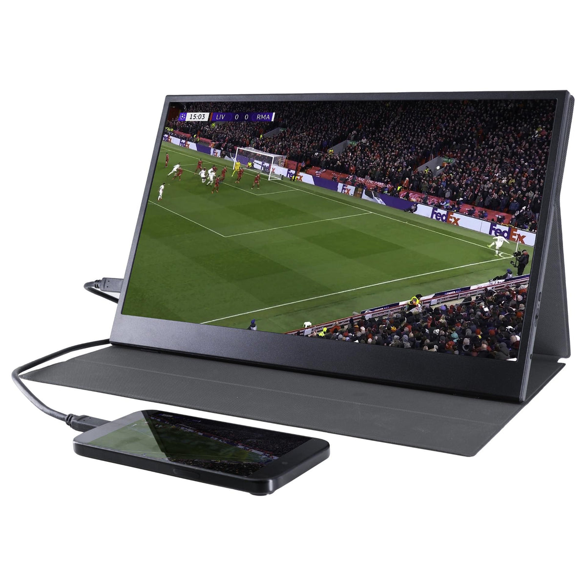 39,6 cm (15.6") 1920 x 1080 Pixel Denver PMO-15604 16:9 Full HD IPS 30 ms HDR VESA Speaker