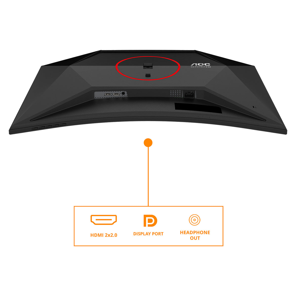 80 cm (31.5") 1920 x 1080 Pixel AOC C32G4Z 16:9 Full HD VA 4 ms 260 Hz HDR DisplayPort HDMI Height VESA Speaker