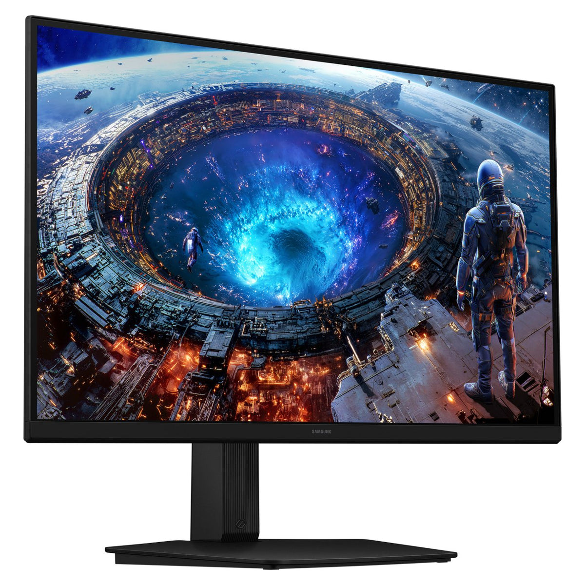 68,6 cm (27") 5120 x 2880 Pixel SAMSUNG LS27HG806EFXEN 16:9 5K Ultra HD IPS 1 ms 360 Hz HDR DisplayPort HDMI USB-Hub Pivot Height VESA