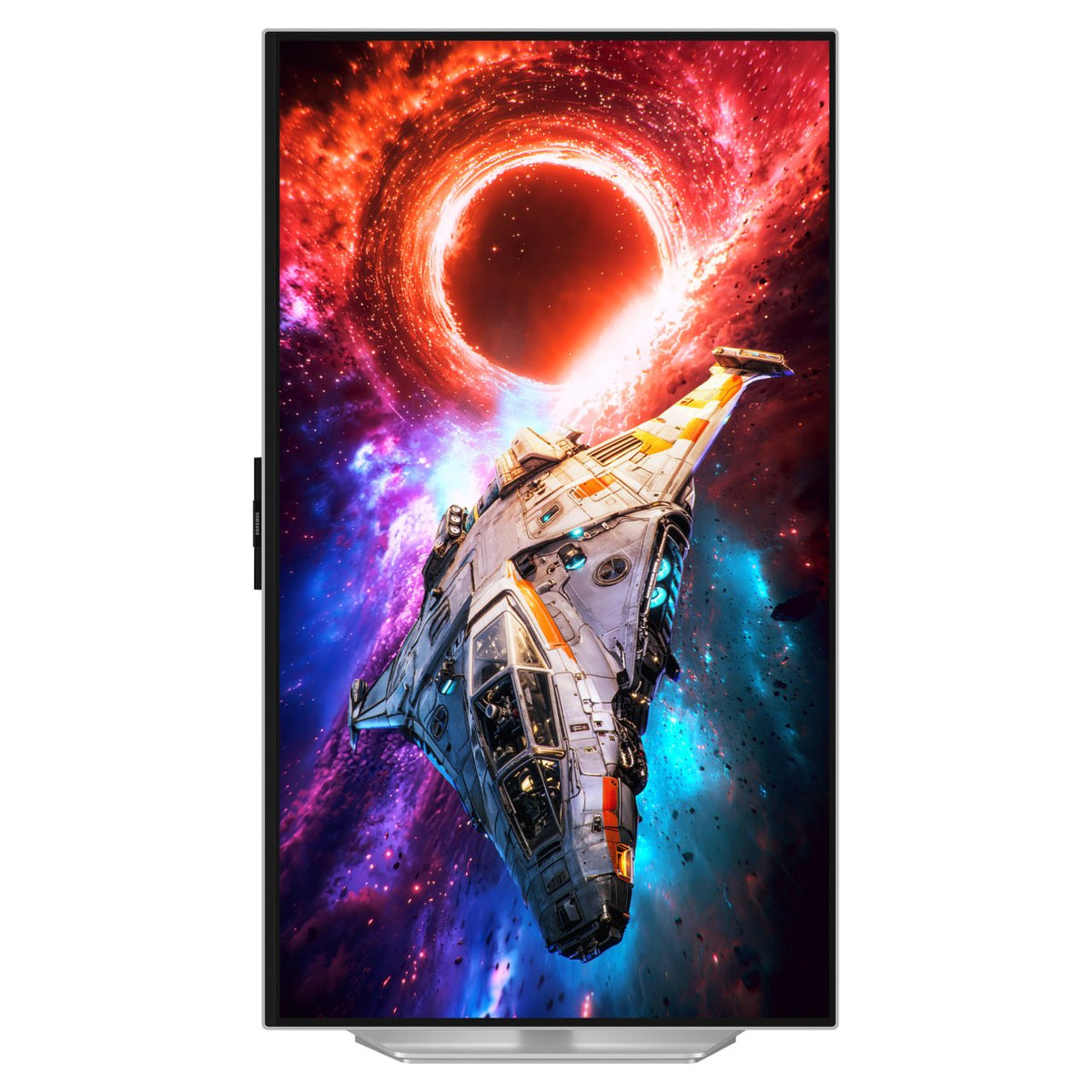 81,3 cm (32") 3840 x 2160 Pixel SAMSUNG LS32HG800SUXEN 16:9 4K Ultra HD OLED 0,03 ms 240 Hz HDR DisplayPort HDMI USB-Hub Pivot Height VESA