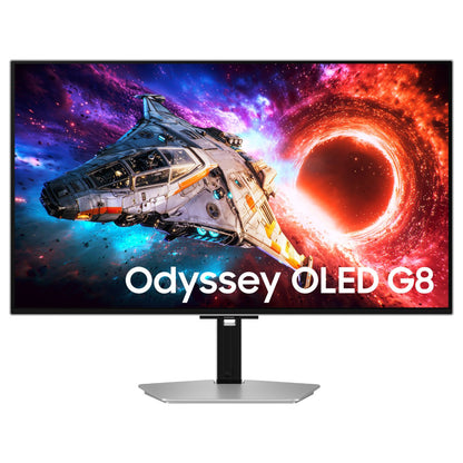 81,3 cm (32") 3840 x 2160 Pixel SAMSUNG LS32HG800SUXEN 16:9 4K Ultra HD OLED 0,03 ms 240 Hz HDR DisplayPort HDMI USB-Hub Pivot Height VESA