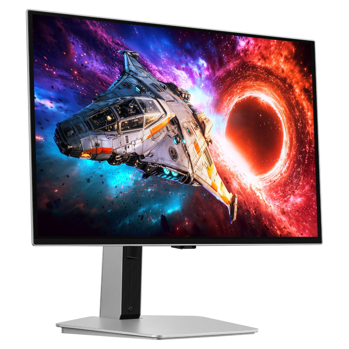 68,6 cm (27") 3840 x 2160 Pixel SAMSUNG LS27HG800SUXEN 16:9 4K Ultra HD OLED 0,03 ms 240 Hz HDR DisplayPort HDMI USB-Hub Pivot Height VESA