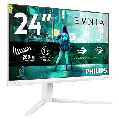 60,5 cm (23.8") 1920 x 1080 Pixel Philips 24M2N3201P/00 16:9 Full HD Fast IPS 1 ms 260 Hz HDR DisplayPort HDMI Pivot Height VESA
