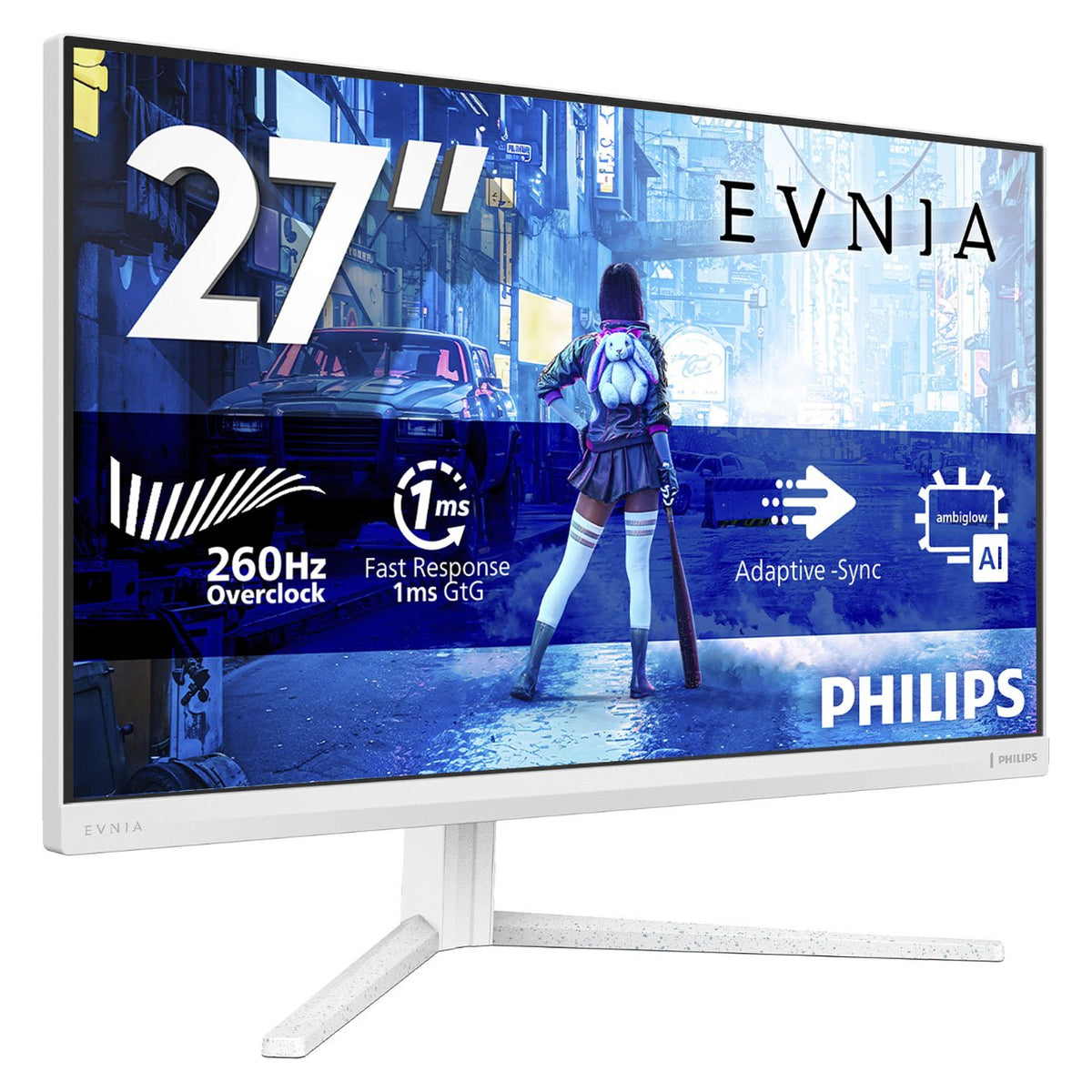 68,6 cm (27") 1920 x 1080 Pixel Philips 27M2N5201P/00 16:9 Full HD Fast IPS 1 ms 260 Hz HDR DisplayPort HDMI Pivot Height VESA
