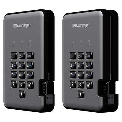 Stick diskAshur Pro2 4TB USB3.2 2.5 inch external HDD Military Grade - AES-XTS 256-bit HW encryption - FIP