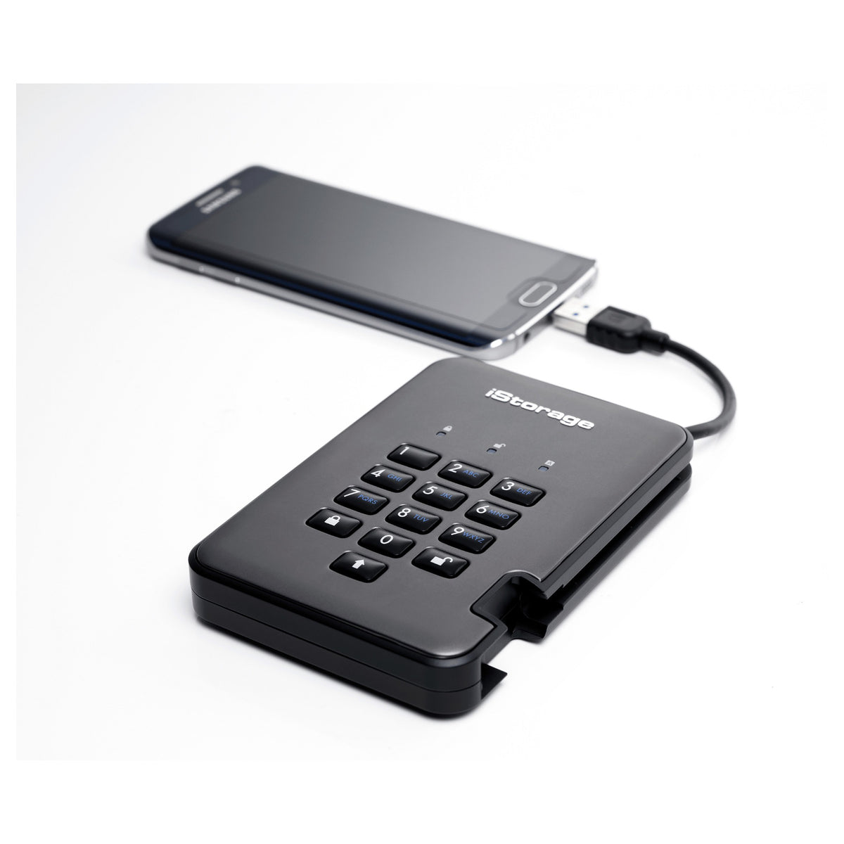 Stick diskAshur Pro2 4TB USB3.2 2.5 inch external HDD Military Grade - AES-XTS 256-bit HW encryption - FIP