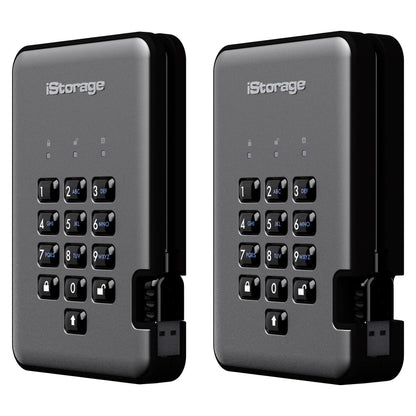 Stick diskAshur Pro2 4TB USB3.2 2.5 inch external HDD Military Grade - AES-XTS 256-bit HW encryption - FIP