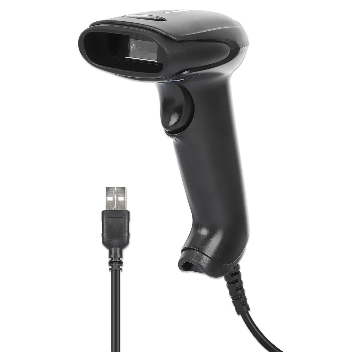 MANHATTAN 2D LED Barcodescanner 320mm 1,4m USB-Kabel schwarz