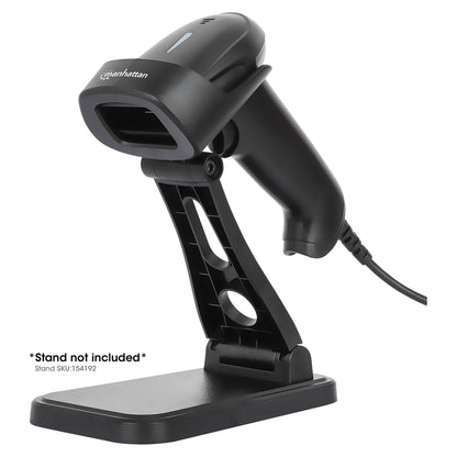 MANHATTAN 2D LED Barcodescanner 320mm 1,4m USB-Kabel schwarz
