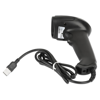 MANHATTAN 2D LED Barcodescanner 320mm 1,4m USB-Kabel schwarz