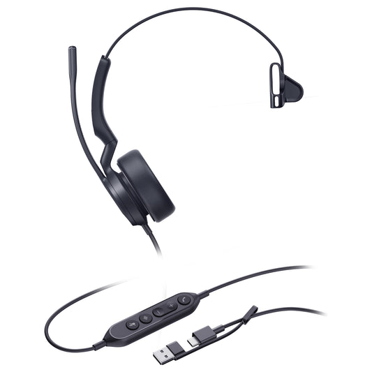 Yealink Headset UH44 Mono USB-C/A