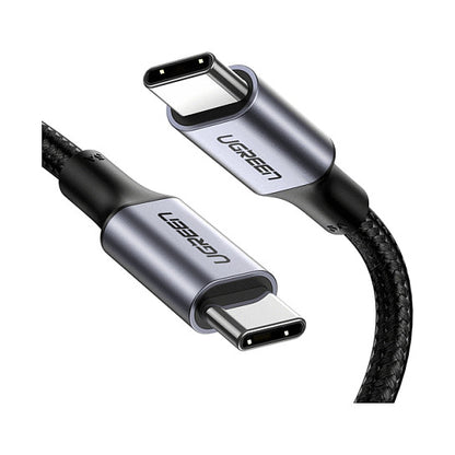 UGREEN Ladekabel USB-C zu USB-C 100W Braided schwarz 2m