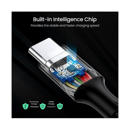 UGREEN Ladekabel USB-C zu USB-C 100W Braided schwarz 2m