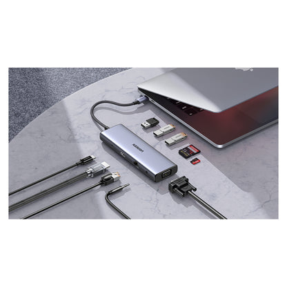 UGREEN CM498 10-in-1 USB-C Hub 1x HDMI 1x Ethernet 1x USB-C PD