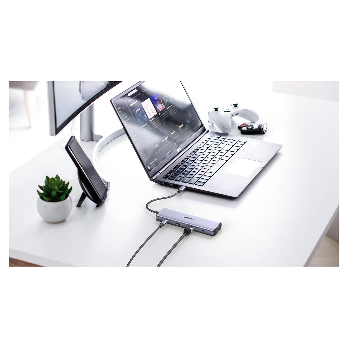 UGREEN CM498 10-in-1 USB-C Hub 1x HDMI 1x Ethernet 1x USB-C PD