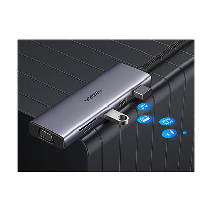 UGREEN CM498 10-in-1 USB-C Hub 1x HDMI 1x Ethernet 1x USB-C PD