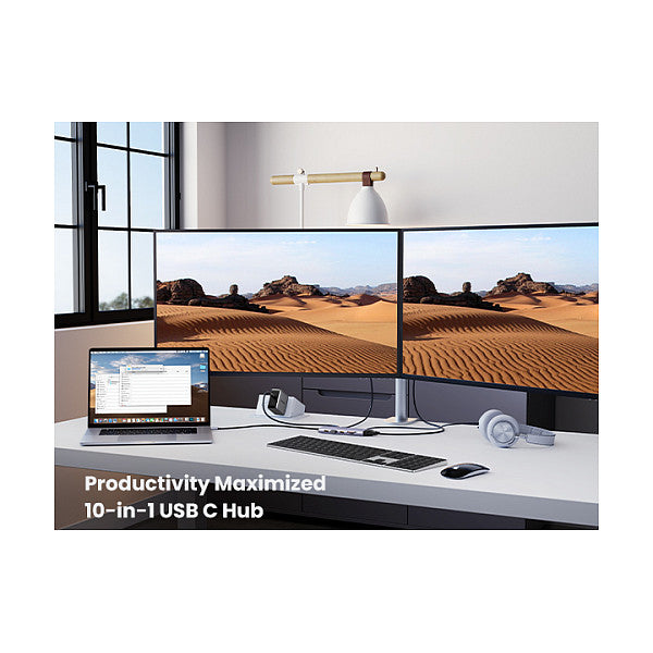 UGREEN CM498 10-in-1 USB-C Hub 1x HDMI 1x Ethernet 1x USB-C PD