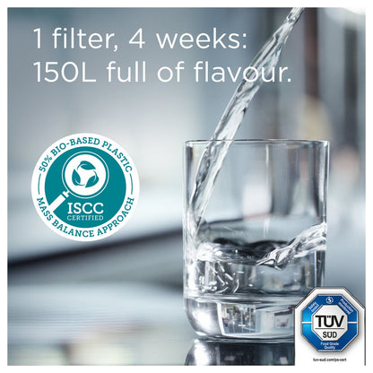 Flow XXL Tischwasserfilter 8.2l Weiss Petrol 125356