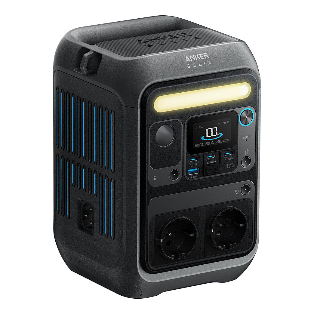 Anker SOLIX C300X Powerstation 768Wh LiFePO4 Akku 300W Ausgang 600W Solareingang