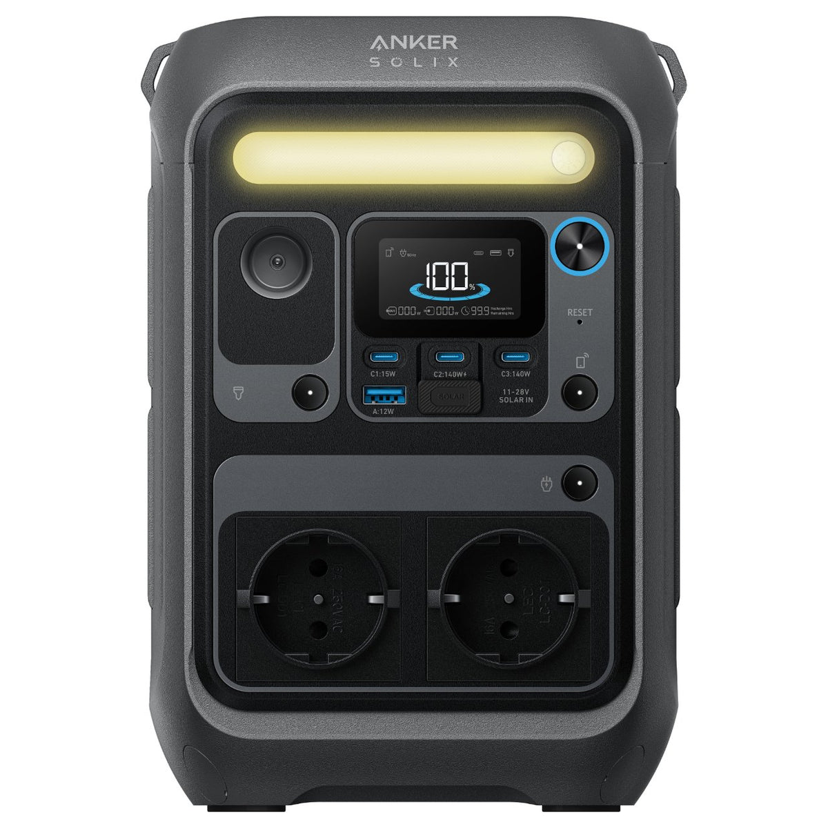 Anker SOLIX C300X Powerstation 768Wh LiFePO4 Akku 300W Ausgang 600W Solareingang