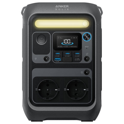 Anker SOLIX C300X Powerstation 768Wh LiFePO4 Akku 300W Ausgang 600W Solareingang