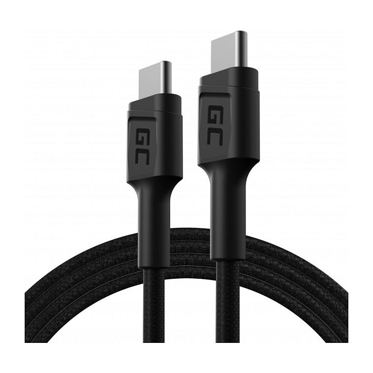Greencell PowerStream Cable USB-C to USB-C QC 3.0 Ultra Charge 120cm