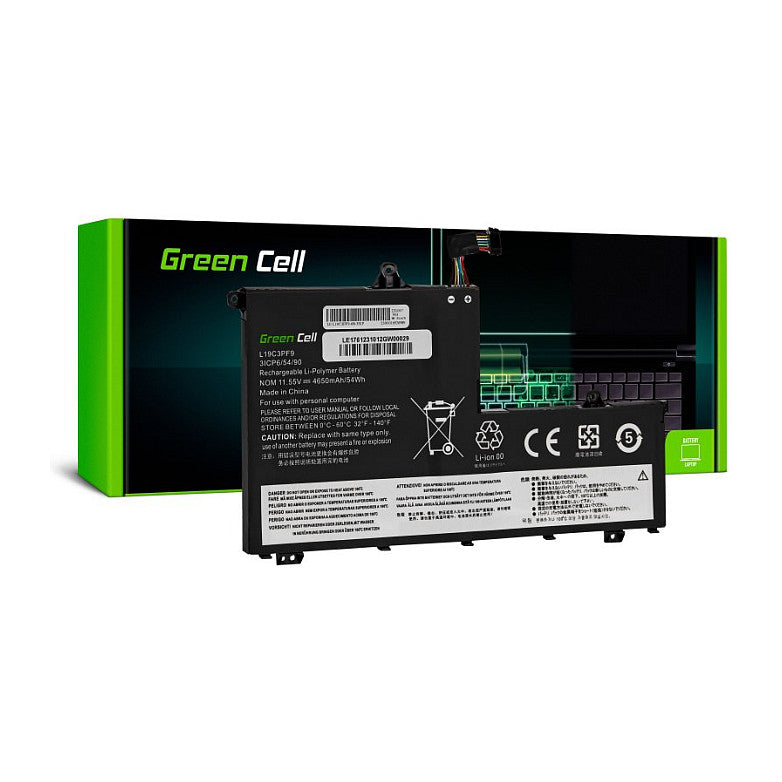 Greencell Laptop Battery for Lenovo ThinkBook 14-IIL 14-IML 15-IIL 15-IML 4650mAh