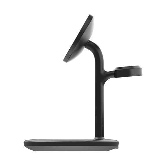 Greencell MagScape Charger 3-in-1 MagSafe charging station for iPhone, Apple Watch, AirPods, other w