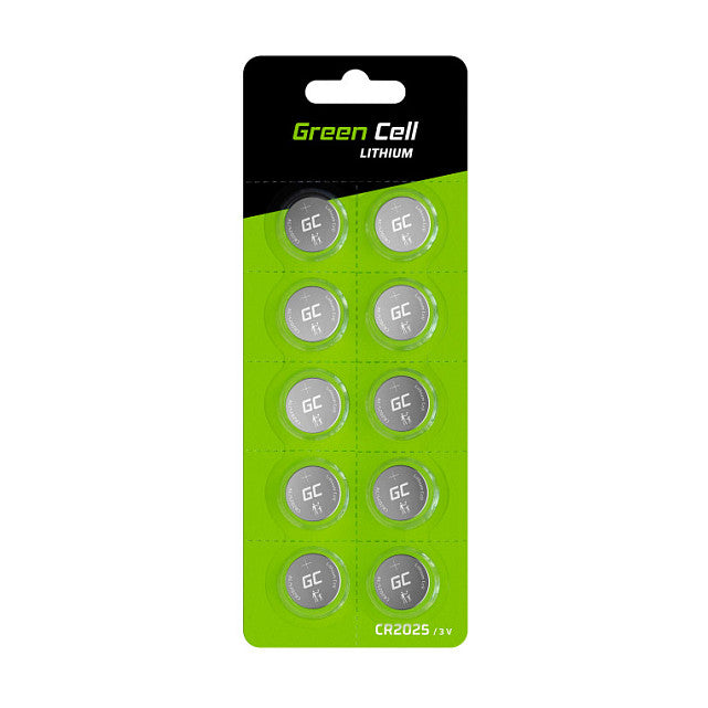 Greencell Blister 5x Lithium Battery CR2025 3V 160mAh