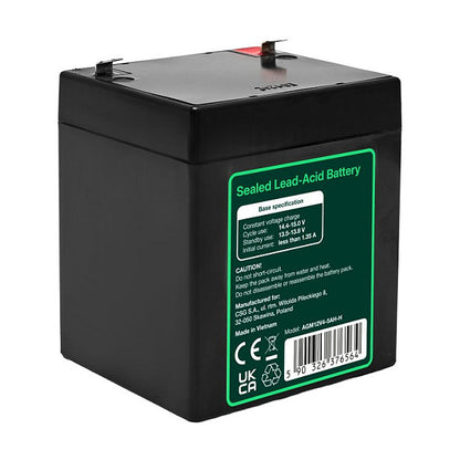 Green Cell AGM VRLA 12V 4.5Ah maintenance-free battery for cash registers, toys, cameras (90x70x106mm)