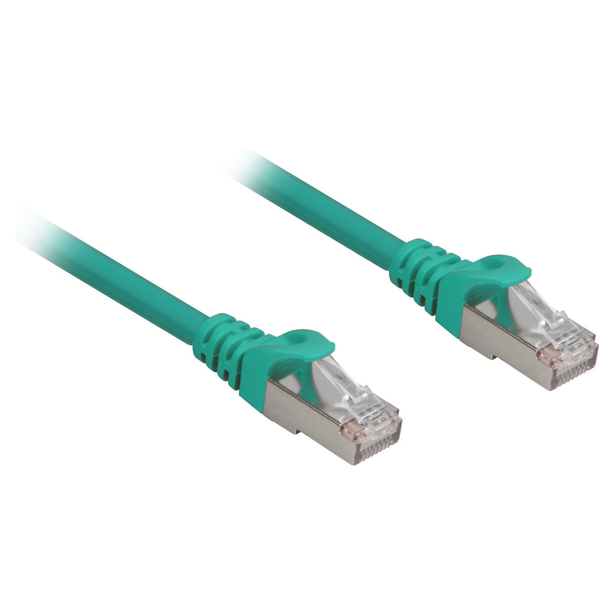 Sharkoon Patchkabel RJ45 Cat.6a SFTP (grn, 25 cm, LSOH (Halogenfrei))
