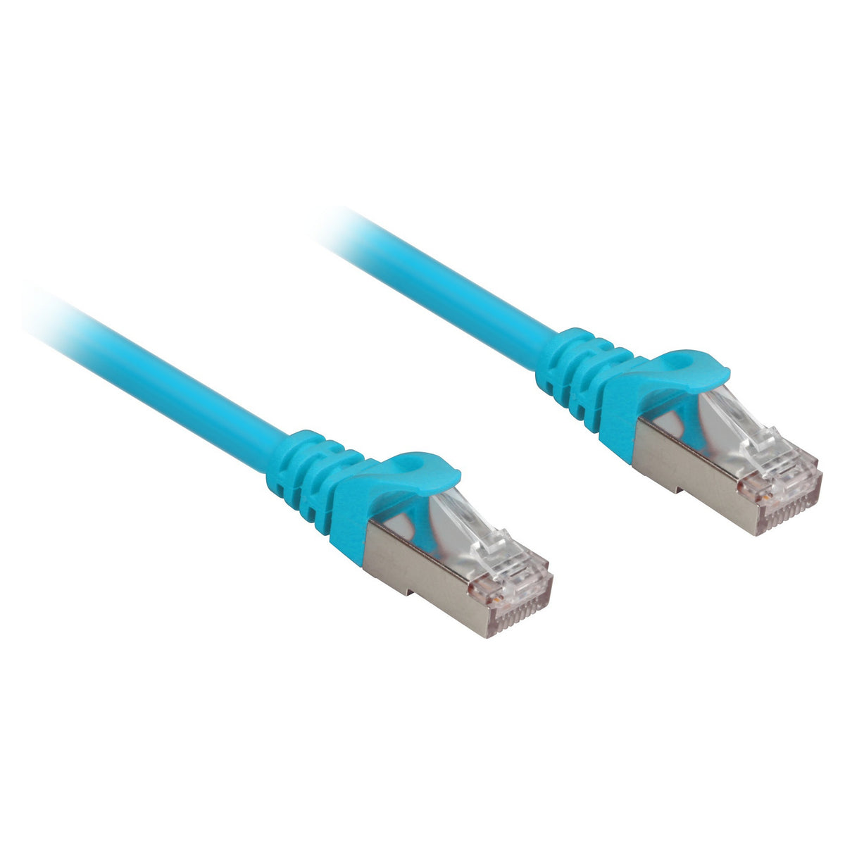 Sharkoon Patchkabel RJ45 Cat.6a SFTP (blau, 10 Meter, LSOH (Halogenfrei))