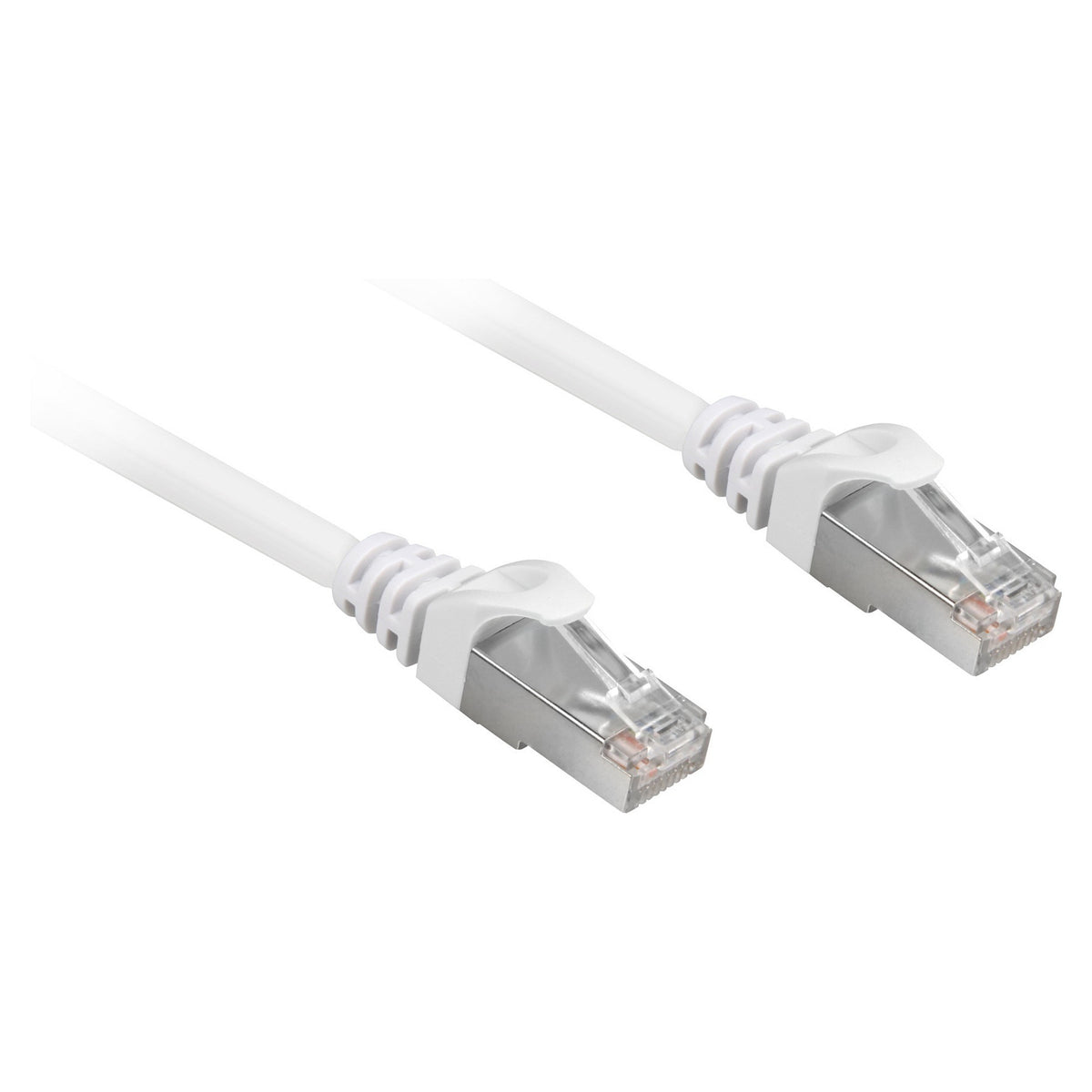 Sharkoon Patchkabel RJ45 Cat.6a SFTP (wei, 3 Meter, LSOH (Halogenfrei))