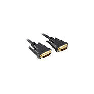 Sharkoon Kabel DVI-D >DVI-D (schwarz, 5 Meter, Dual Link, 24+1)
