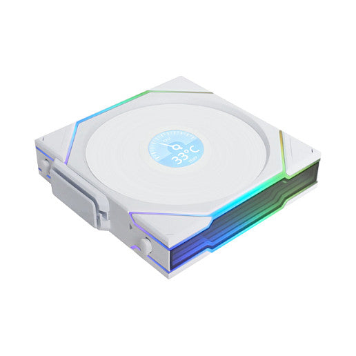 120mm Lian Li Uni Fan TL Wireless LCD Reverse RGB White