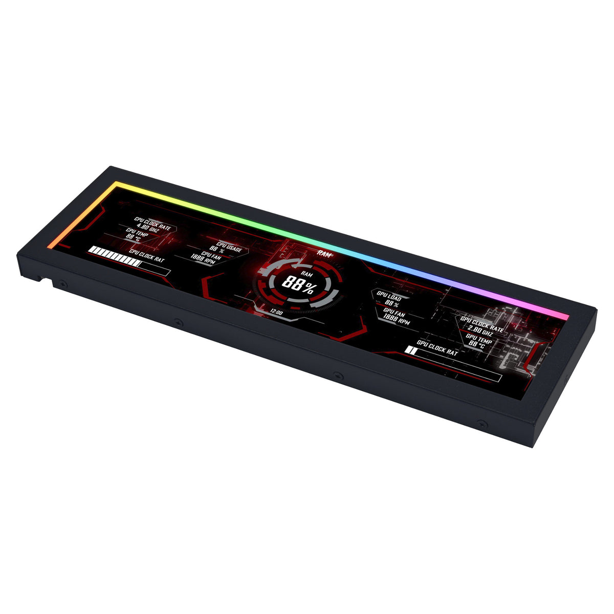 Lian Li 8.8" Universal Screen Schwarz