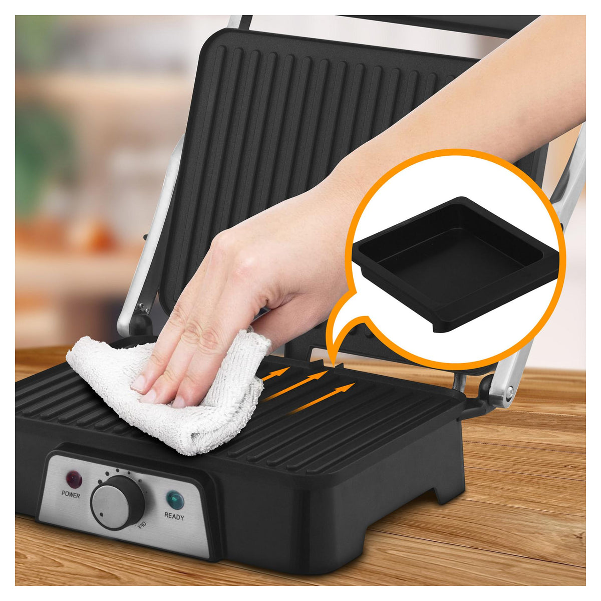 Extralink Smart Life Electric Grill SJ-36, 2000W, Electric Grill with Temperature Control