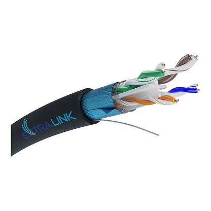 Extralink CAT6 FTP (F/UTP) V2 Außen-Netzwerkkabel, 305M