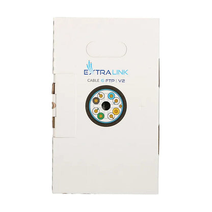 Extralink CAT6 FTP (F/UTP) V2 Außen-Netzwerkkabel, 305M