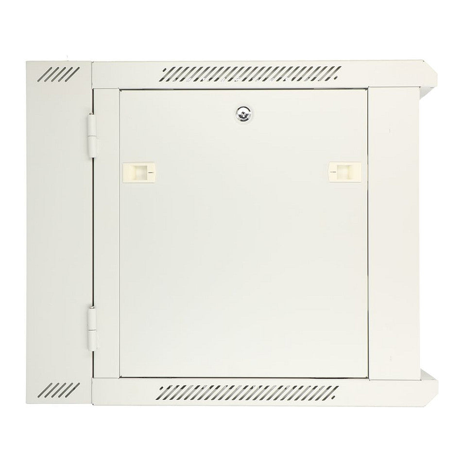 Extralink 12U Wandmontierter Rackschrank 600x600 Grau, Zweigeteilt