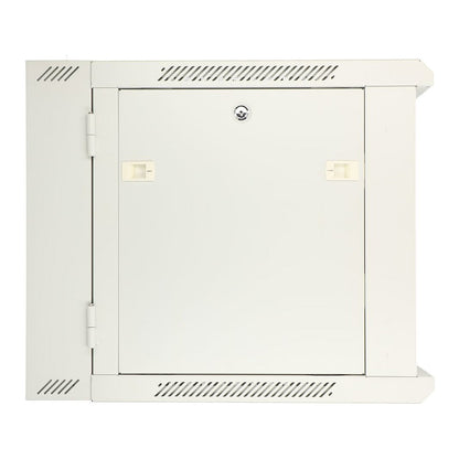 Extralink 12U Wandmontierter Rackschrank 600x600 Grau, Zweigeteilt