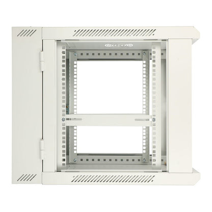 Extralink 12U Wandmontierter Rackschrank 600x600 Grau, Zweigeteilt