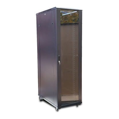 Extralink 42U Schwarzer Rackschrank 800x800