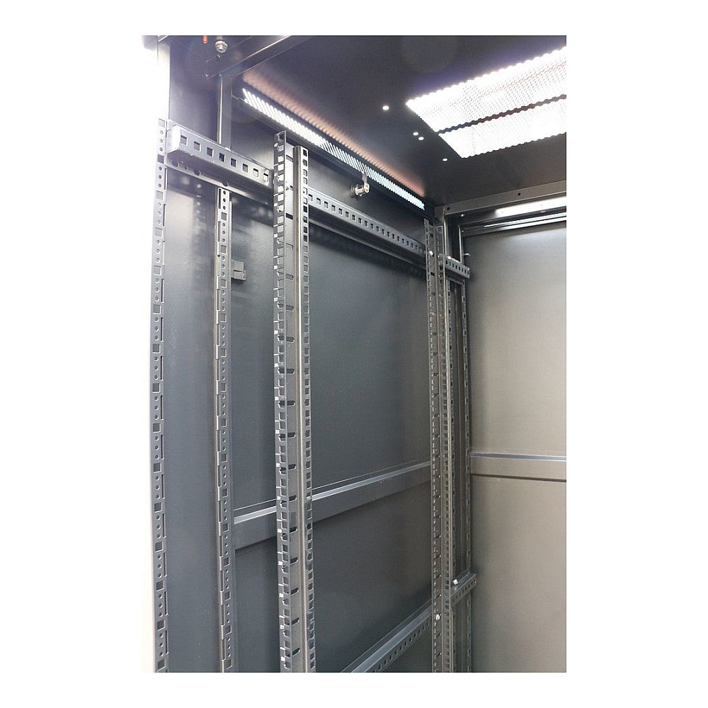 Extralink 42U Schwarzer Rackschrank 800x800