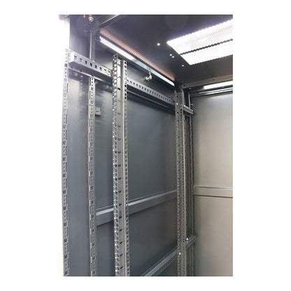 Extralink 42U Schwarzer Rackschrank 800x800