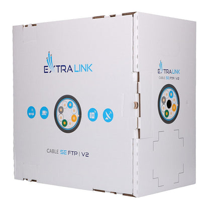 Extralink CAT5E FTP (F/UTP) V2 Außen-Netzwerkkabel, 305M