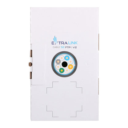 Extralink CAT5E FTP (F/UTP) V2 Außen-Netzwerkkabel, 305M