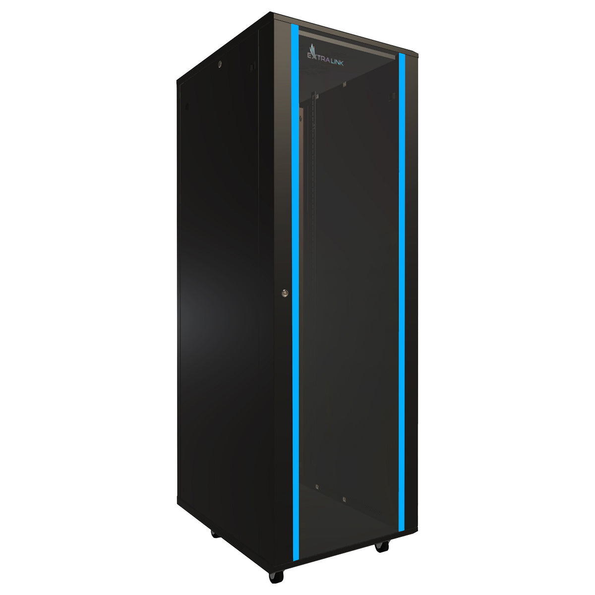 Extralink 37U 600x800 Schwarzer Rack-Schrank, Stehend